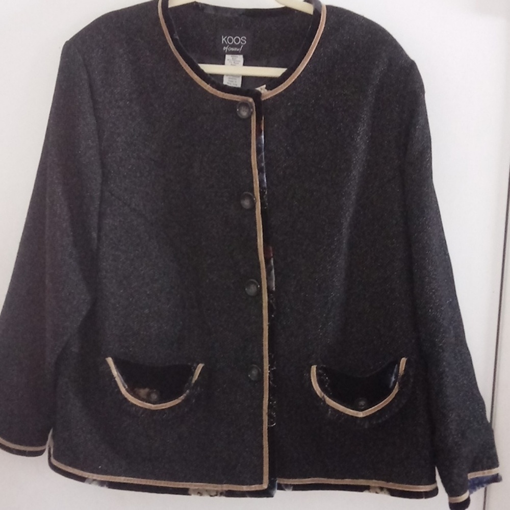 KOOS of corse black dress jacket